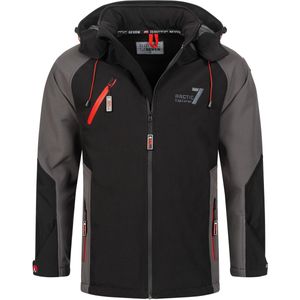 Arctic Seven - Softshell Jas - Zwart - Heren