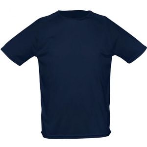 SOLS Heren Sportief T-Shirt met korte mouwen Performance (Franse marine)