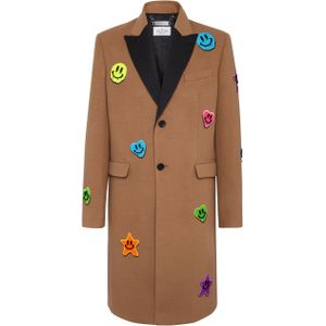 Billionaire - Vacht Lang - Overjas - Cashmere en Wol - Met Alcantara Details