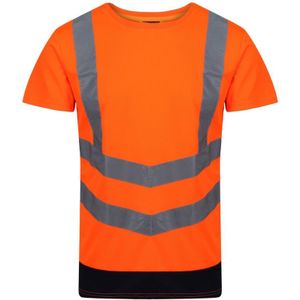 Regatta Heren Pro Hi-Vis T-shirt met korte mouwen (Oranje/Zwaar)