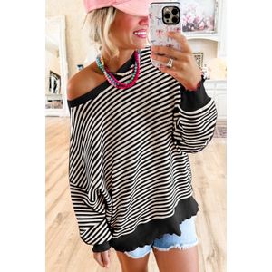 Gestreepte Pullover Top Relaxed Fit