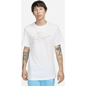 Nike - M NSW Club+ BRD PK HBR - T-shirt - Wit
