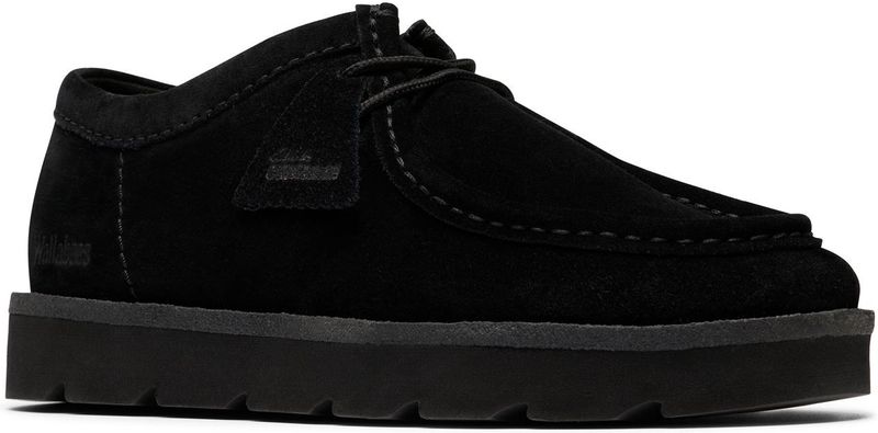 Clarks - Meare Walla - Leren Schoenen - Zwart - Casual