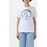 T-shirt - Wit - Metallic Logo Short Sleeve Tee Wo