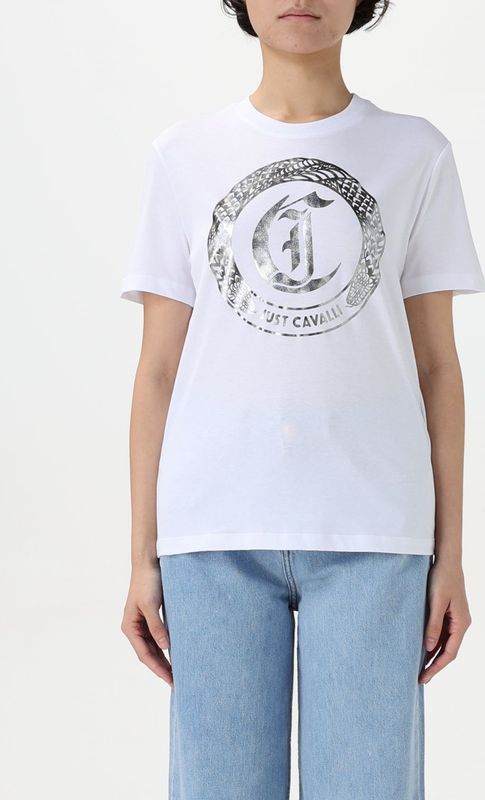 T-shirt - Wit - Metallic Logo Short Sleeve Tee Wo