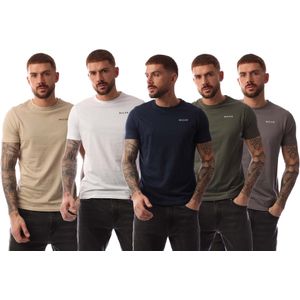 Heren T-shirts NICCE Buena 5 Pack in Multi kleur