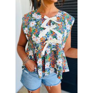 Bloes met Bloemenstrikdetail