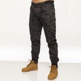 Enzo - Camo Combat Cuffed Jogger - Beige - Heren Broek