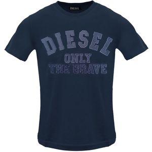 Diesel Monotone Reliëflogo Total Eclipse T-shirt