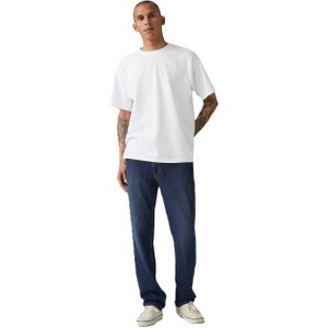 Heren Levis 514 Straight Nice To Meet You Lichtgewicht Jeans in Blauw