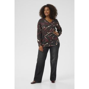 Blouse met lange mouwen KCami Blouse met lange mouwen Regular fit bordo