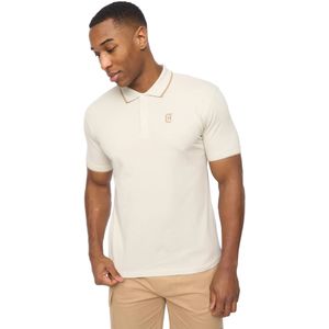 Crosshatch Heren Utilate Polo Shirt (Licht Steen)