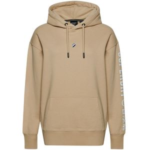 Superdry Code Logo Linear Oversized Hoodie - Dames - Maat M/L