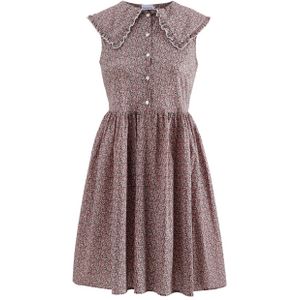 Cilla Jurk Katoenen Poplin in Roze