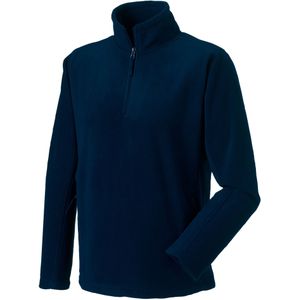 Russell Heren Quarter Zip Fleece Top (Franse marine)