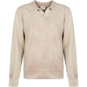 Guess Blouse Polo Collar Heren Beige - Maat M