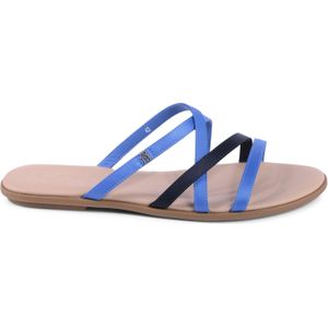 Tommy Hilfiger - Dames Sandalen - Blauw - Polyester