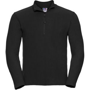 Russell Heren Authentieke Kwartier Ritssweatshirt (Zwart)