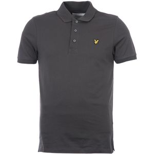 Lyle & Scott Regular Fit Polo met Logo Gunmetal