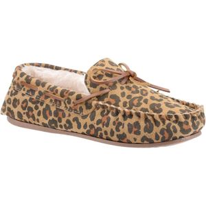 Hush Puppies Dames/dames Allie Luipaardprint SuÃ¨de Slippers (Bruin)