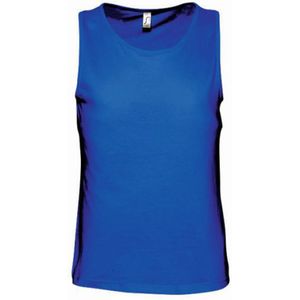 SOLS Heren Justin Mouwloze Tank / Vest Top (Koningsblauw)