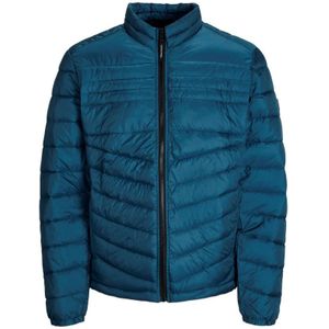 Jack & Jones Jas Zomer Hero Puffer Collar Blauw - Maat L