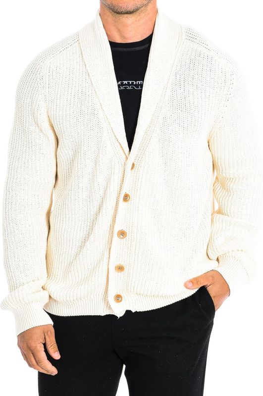 La Martina - TMS002-XC040 - Gebreide Trui - Beige - 100% Katoen