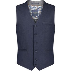 Guide London Italiaans katoenen heren vest (Marine)