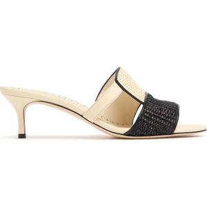 Manolo Blahnik - Fabiolamu 50 - Sandalen - Beige - Leer