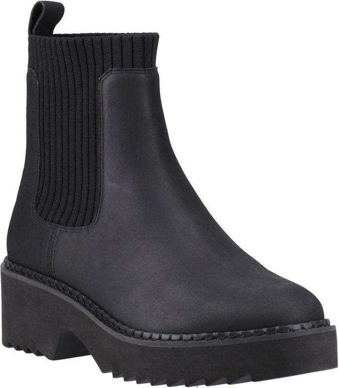 TOMS - MILLIE - Chelsea Boots - Zwart - Leer en Suède