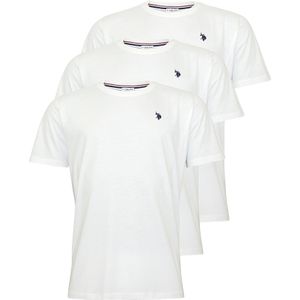 U.S. POLO ASSN. Shirt  zwart / wit