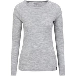 Mountain Warehouse Dames/Dames Merino II Thermo Top (Lichtgrijs)