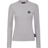 Plein - Sport Shirt - Zwart - Lange Mouw - Slanke Pasvorm