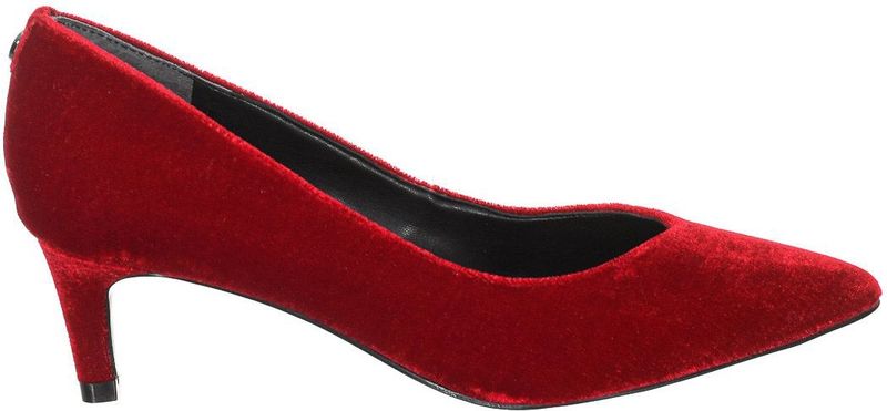 Guess - Pumps - Rood - Velvet - Puntneus - Synthetische Buitenkomst