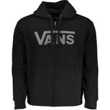 Vans - Hoodie - Zwart - Heren - Katoen - Met Ritssluiting