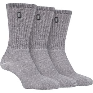 Jeep - Set van 3 - Werksokken - Ecru / Houtskool - Katoenrijke Sokken met Kussens