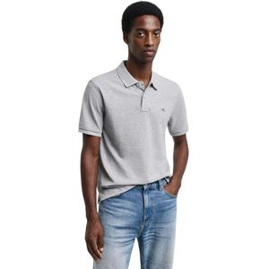 Gant Heren Shield Poloshirt (Grijs)