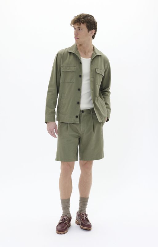 Korte broeken - Regular fit - Groen