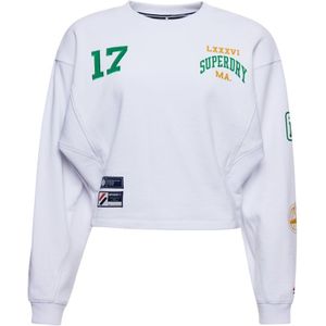 Superdry Varsity Sweatshirt Met Vleermuismouwen En Ronde Hals - Dames - Maat 36