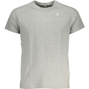 K-Way - Logo T-shirt - Grijs - Katoen
