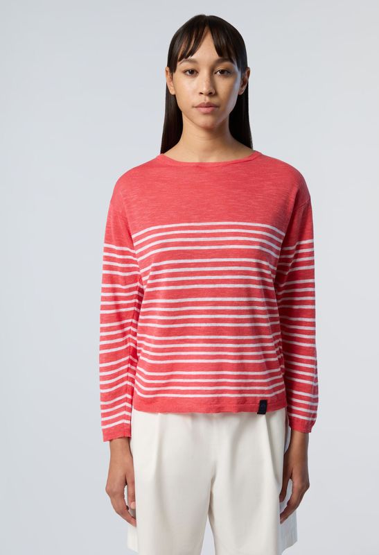 North Sails Trui Gestreepte ronde hals