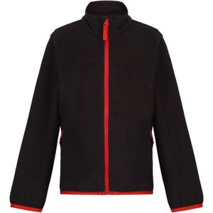 Regatta Kinder/Kids Microfleece Full Zip Fleecejack (Zwart)