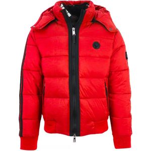 Plein Sport Padded Taped Sleeve Red Jacket