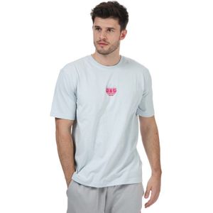 adidas Originals - Adicolor 3D Trefoil Graphic T-Shirt - Lichtblauw