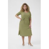 Jersey jurk Regular fit Oil Green