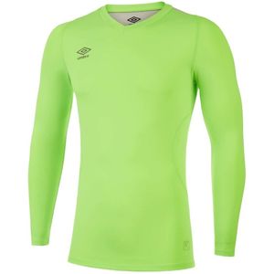 Umbro Heren Elite V Neck Base Layer Top (Groene Gekko)