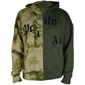 Palm Angels - Tweekleurig Sweatshirt - Militairgroen - Hoodie