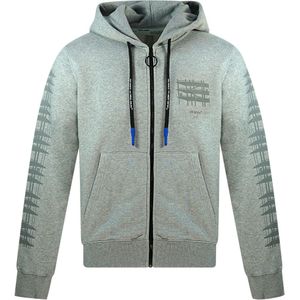 Diag Indus - Hoodie - Gebroken Wit - Met Rits