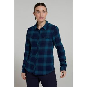 Mountain Warehouse Dames/Dames Willow Flanellen Overhemd (Donker groenblauw)