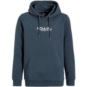 Me & My Monkey Hoodie Kuno  Met Logo Donkerblauw - Maat 14J / 164cm